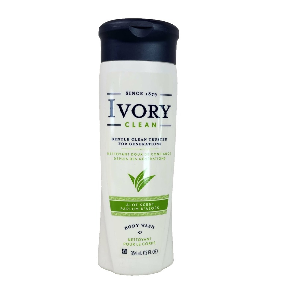 Ivory Clean Aloe Scent Body Wash Gentle Clean Trusted For Generations 12 Fl Oz